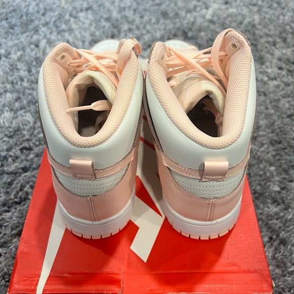 Nike Dunk High - Sail Crimson Tint (Womens) - Sz 10.5 - Mens 9 - Picture 3 of 7